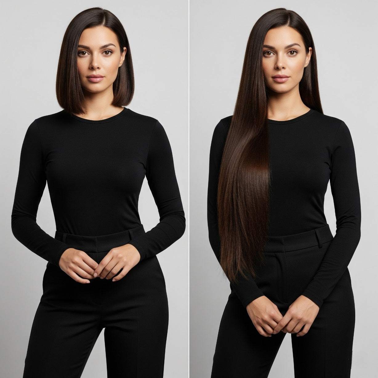 Natural Black Clip-in Hair Extensions Perth | Buy Online Australia