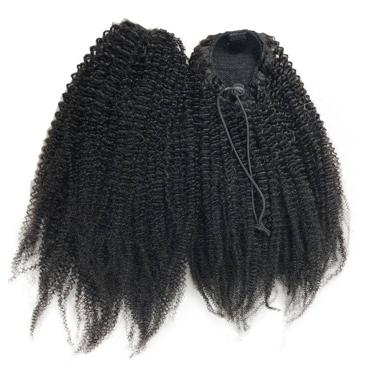 Afro Kinky Curly Ponytail Extension | Water Wave & Kinky Coily