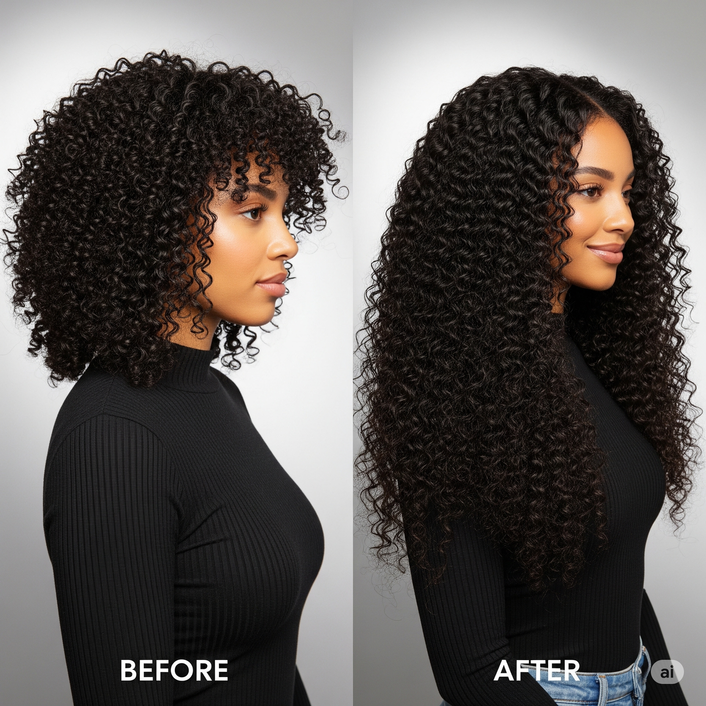 Afro Kinky Coily Clip-In Hair Extensions | Perfect for 3C & 4C Hair