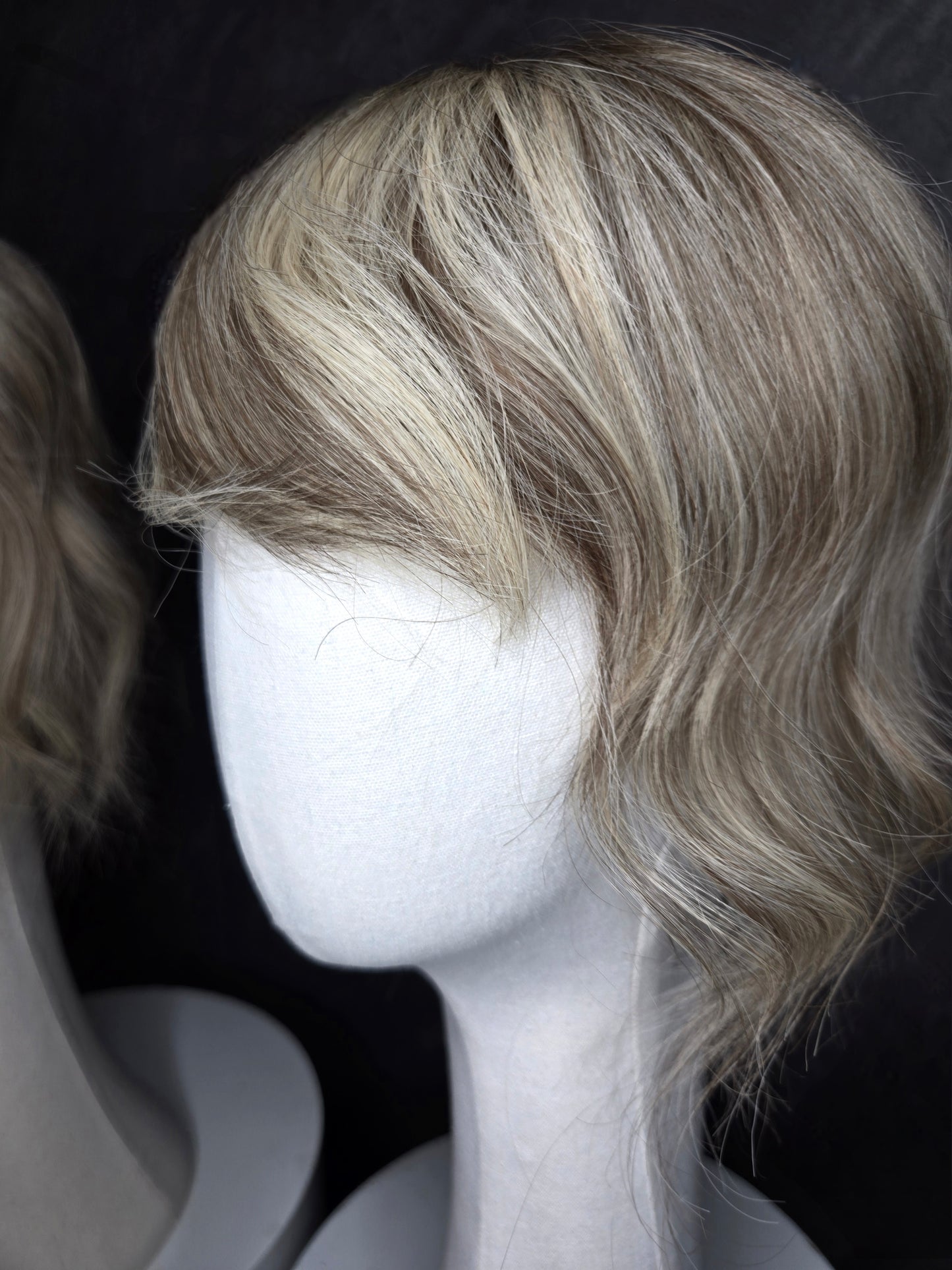 Amelia Silk Top Hair Topper Australia: Highlighted Blonde & Brown