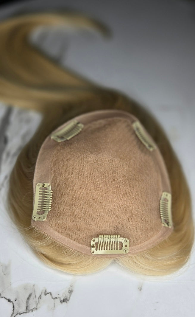 Silk Base Human Hair Topper Perth | Clip-In & Mesh System | Elite Hair Australia