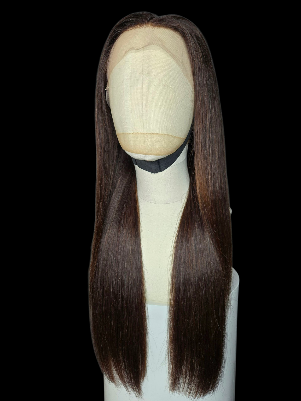 Coco - Luxurious Chocolate Brown Straight Lace Front Wig