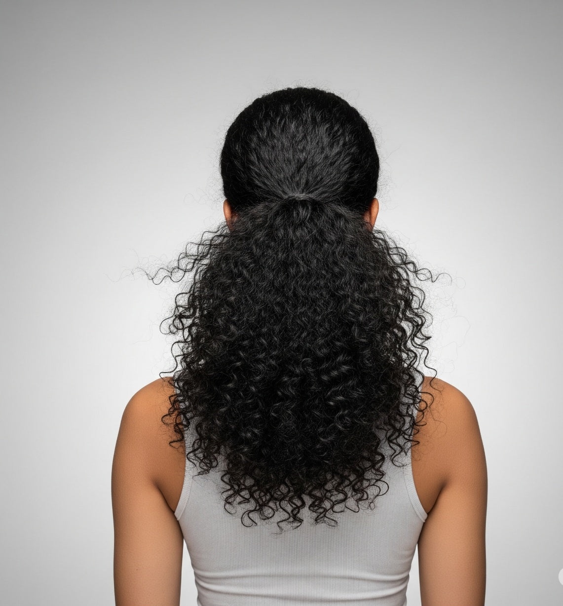 Afro Kinky Curly Ponytail Extension | Water Wave & Kinky Coily