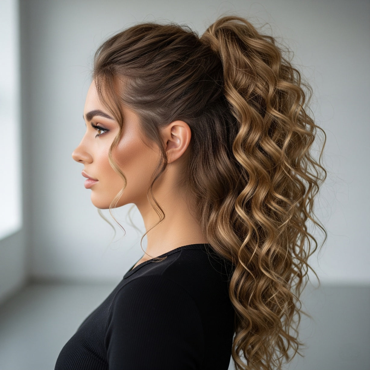 Curly Ponytail Hair Extensions | 100% Remy Human Hair | Perth, Australia