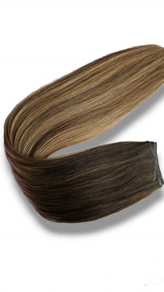 Balayage Weft Hair Extensions 20" 110G T2-4-8
