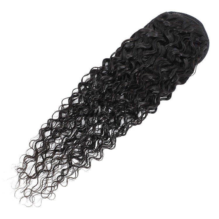 Afro Kinky Curly Ponytail Extension | Water Wave & Kinky Coily