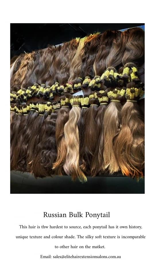 RUSSIAN VIRGIN HAND TIED WEFT " 50G