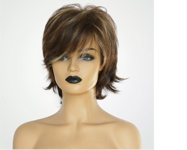 Rosa Brown Ombre short wig