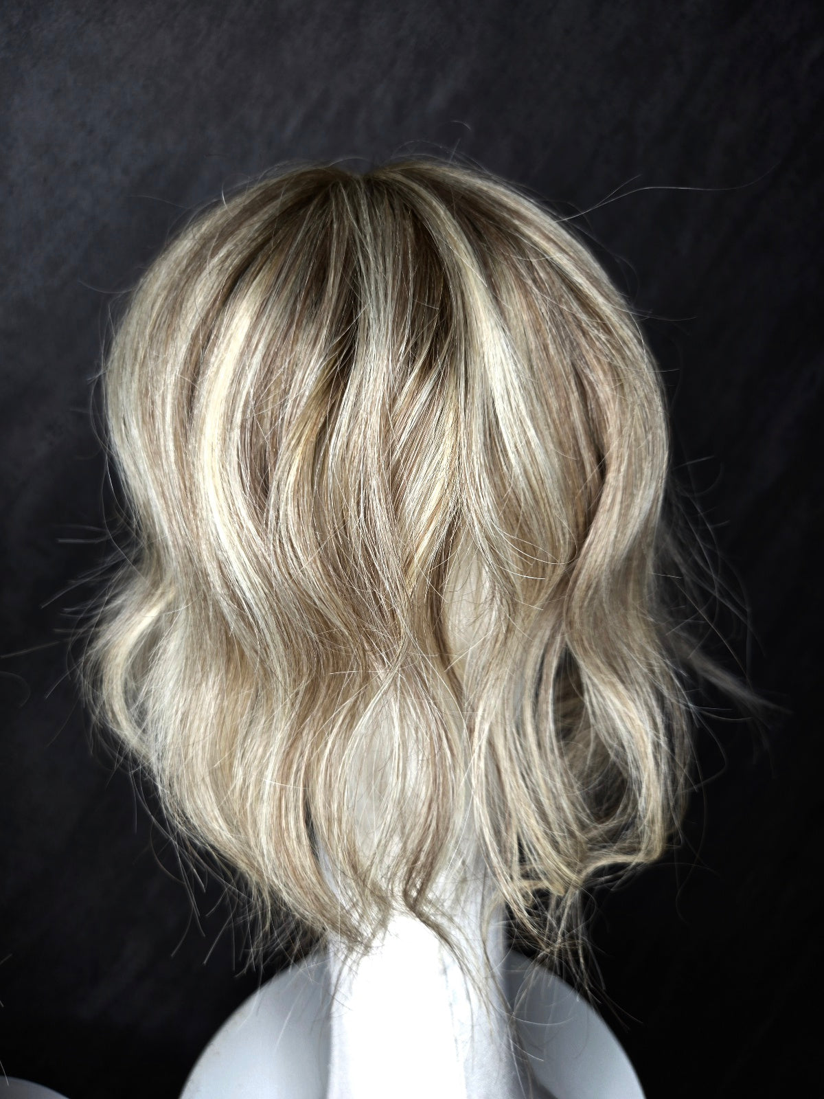 Amelia Silk Top Hair Topper Australia: Highlighted Blonde & Brown