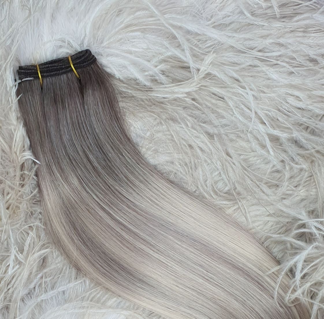 SOFT BLONDE BALAYAGE WEFTS HAIR" 110G
