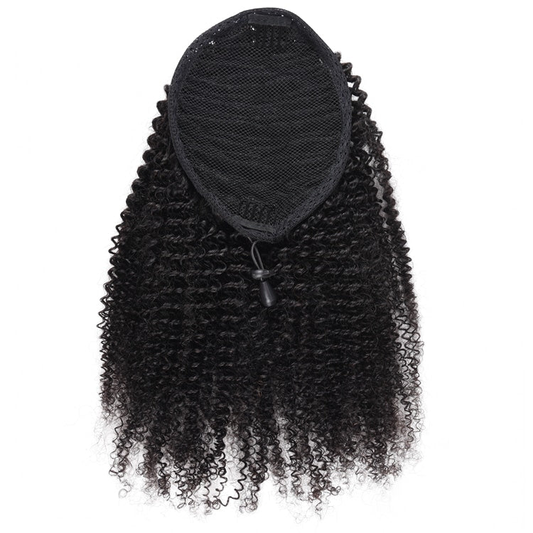 Afro Kinky Curly Ponytail Extension | Water Wave & Kinky Coily