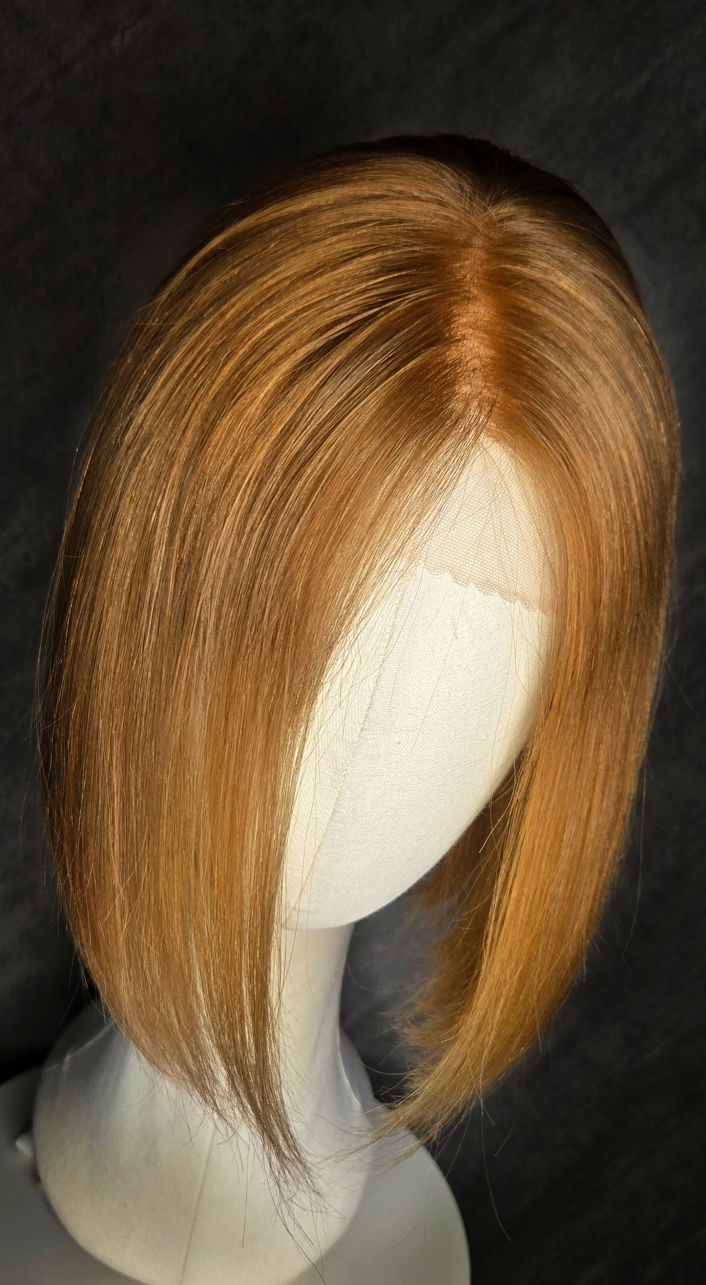Anastasia | Seamless Silk Top Natural Copper Virgin Hair Wig
