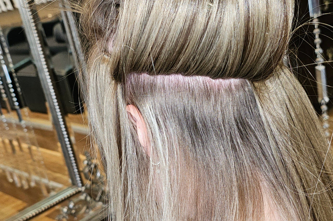 Weft Hair Extensions Perth | Safe EKW™ No-Damage Method