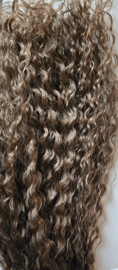 Curly Colored Clip-In Hair Extensions AU | 100% Human Hair
