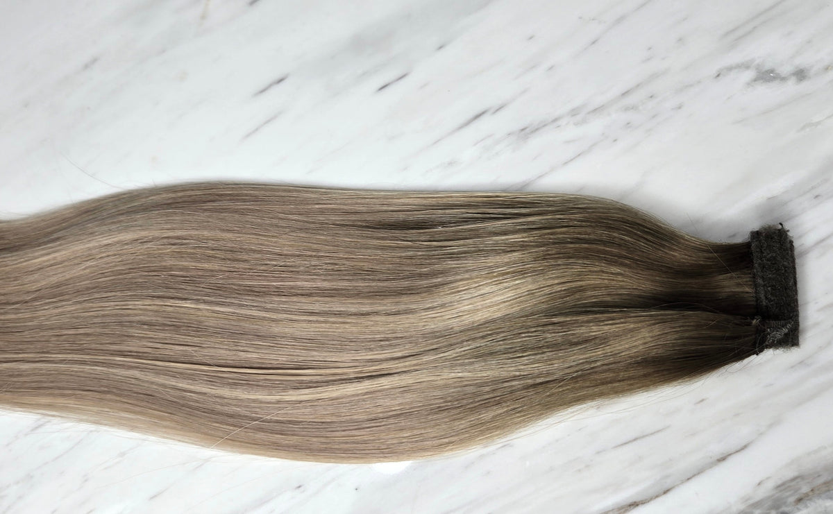 Extensions de queue de cheval blonde douce