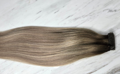 Extensions de queue de cheval blonde douce