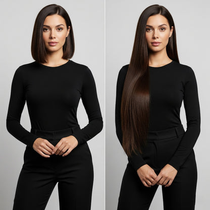Natural Black Clip-in Hair Extensions Perth | Buy Online Australia