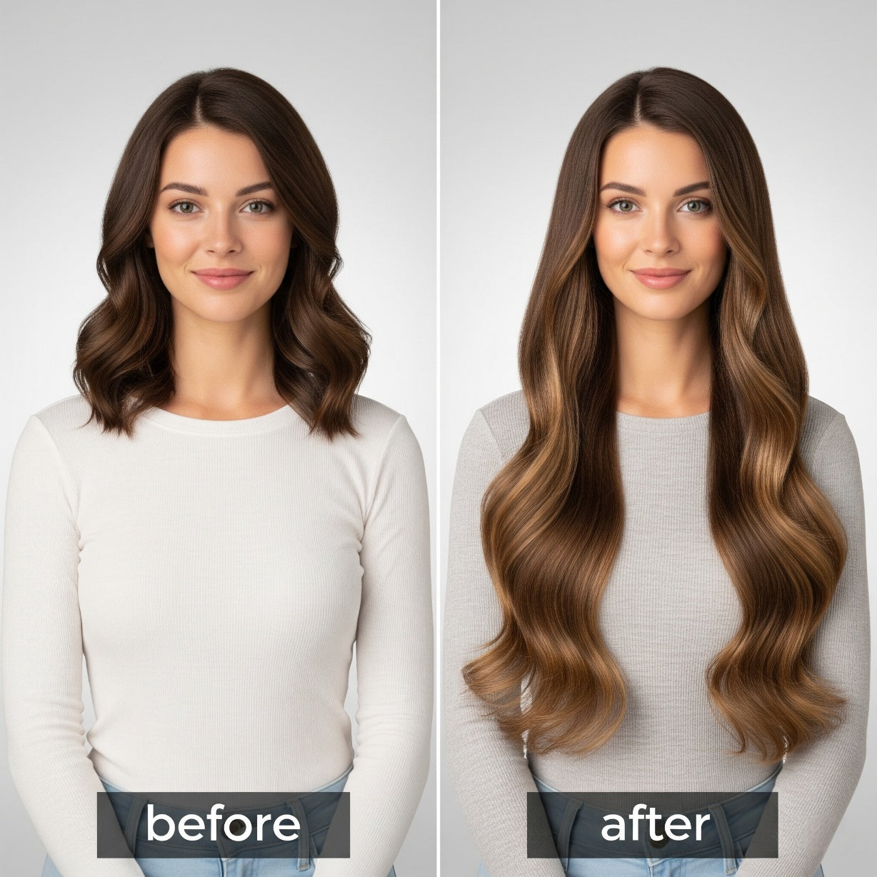 24" 150g Clip-In Hair Extensions in Perth | Australia