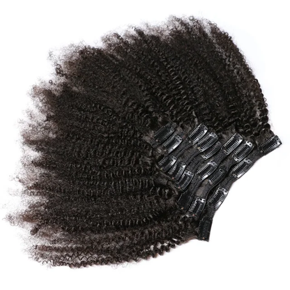 Afro Kinky Curly Clip In Hair Extensions