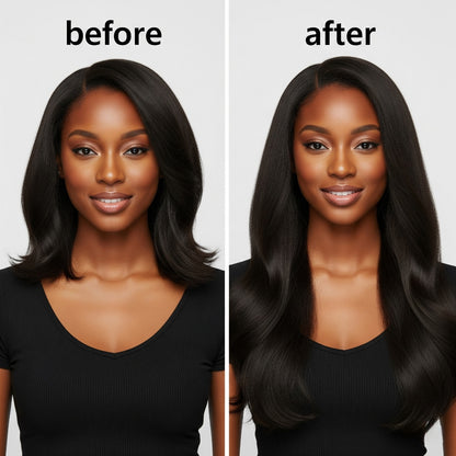 Natural Black Clip-in Hair Extensions Perth | Buy Online Australia