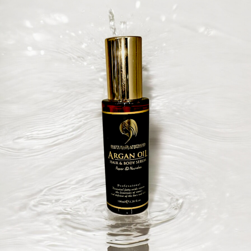 Argan Oil Hair Serum: Repair & Shine for Extensions & Natural Hair