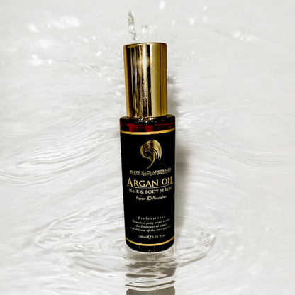 Argan Oil Hair Serum: Repair & Shine for Extensions & Natural Hair