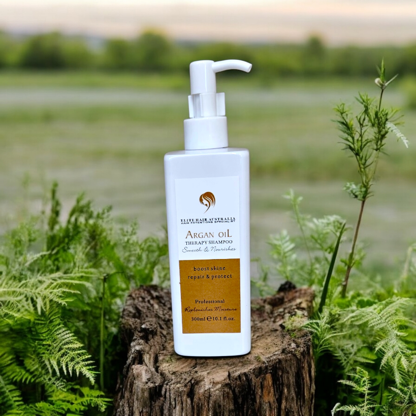 Hair Extension Care: Argan Oil Therapy Shampoo, Conditioner & Mask