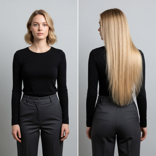 20-Inch Clip-In Hair Extensions – 100% Remy Human Hair | Perth Australia