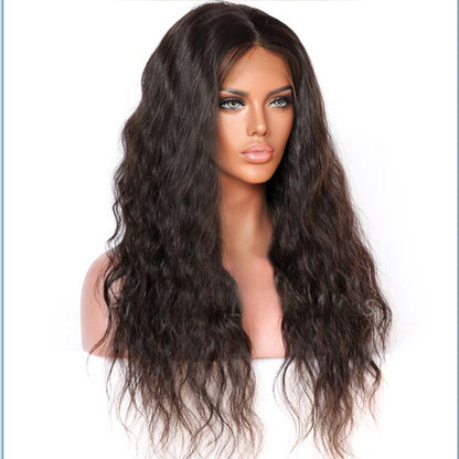 Élégance Profonde - Dark Deep Wave Lace Front Wig | Voluminous & Natural