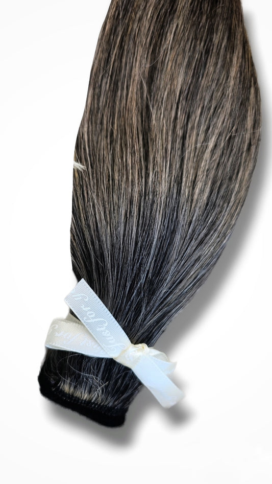 Ponytail Extensions Silver Grey