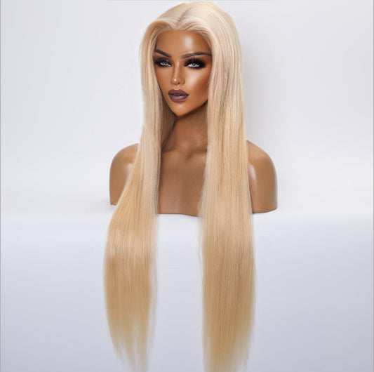 Aurore - Magnificent Ice Blonde Wig | 100% Virgin Human Hair Lace Top