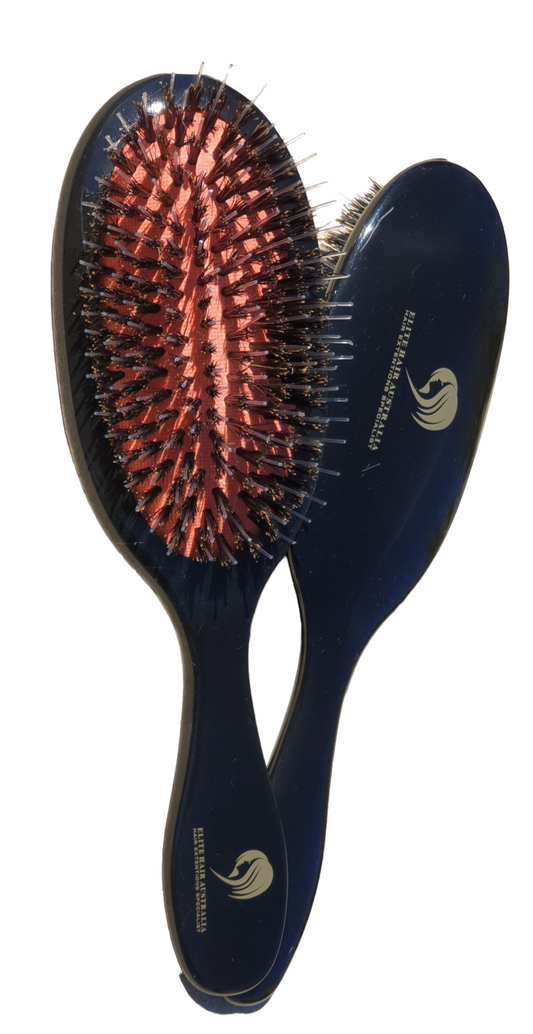 Boar Bristle Hair Brush for Natural Hair Conditioning