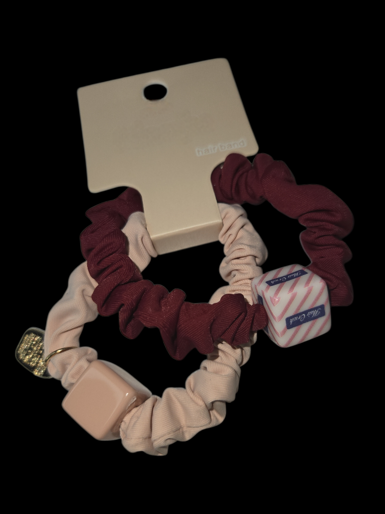 Anti-Breakage Charm Scrunchies | Decorative Fabric Hair Ties AU
