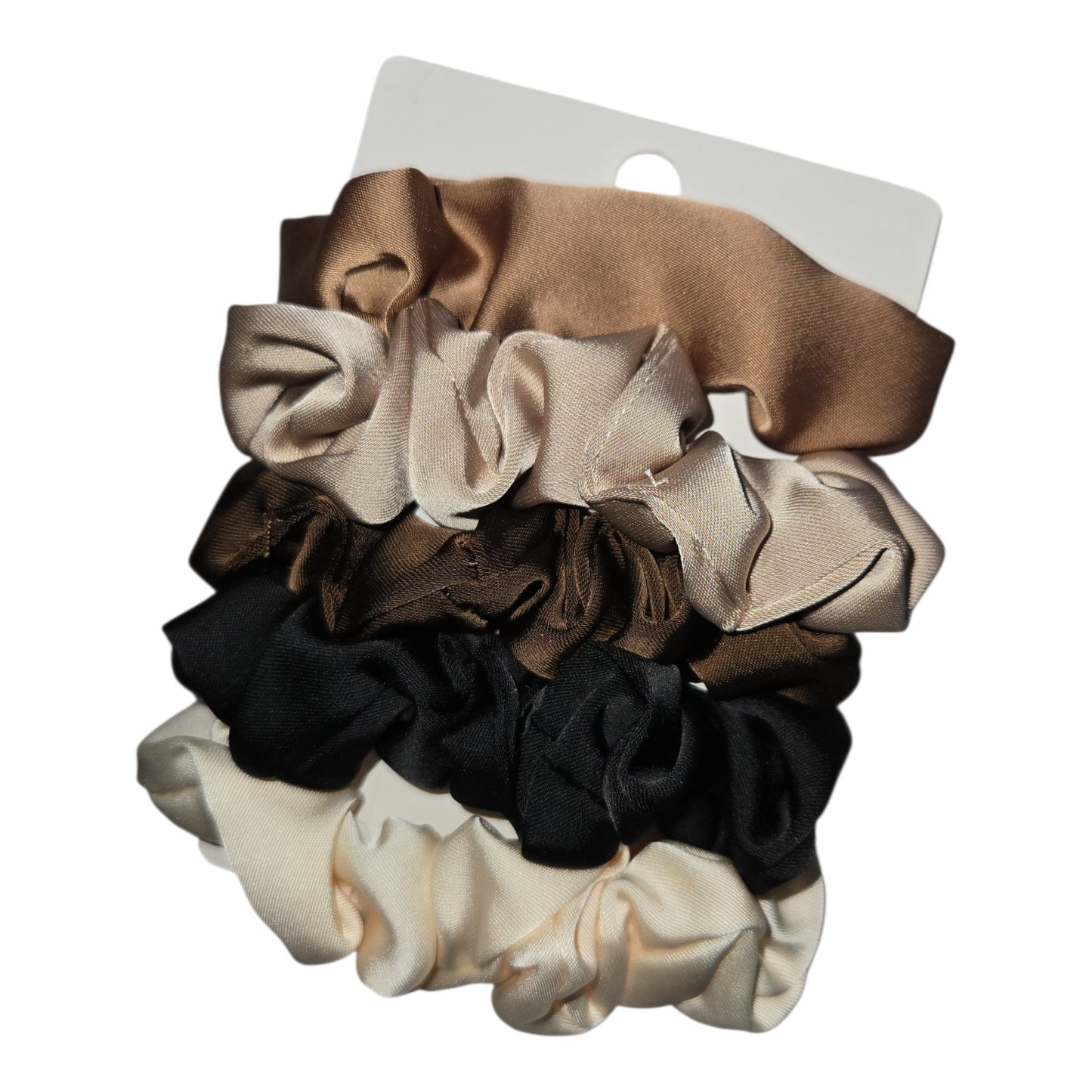 Satin Dream: Tension-Free Scrunchie Collection (5-Pack)
