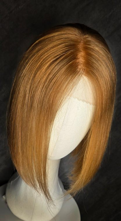 Anastasia | Seamless Silk Top Natural Copper Virgin Hair Wig