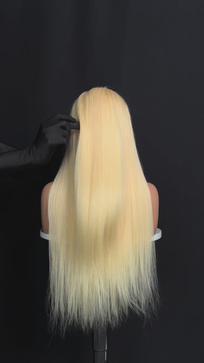Aurore | Ice Platinum Blonde Glueless Wig • Perth Salon & Australia