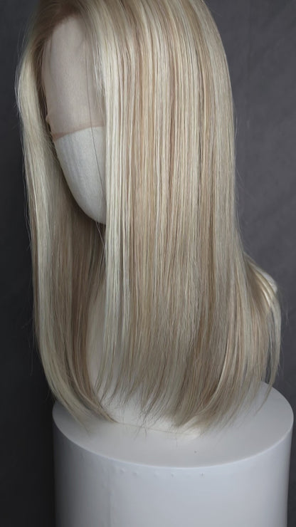 Soleil de Soie | 20" Sun-Kissed Blonde European Silk Wig | Perth & Australia