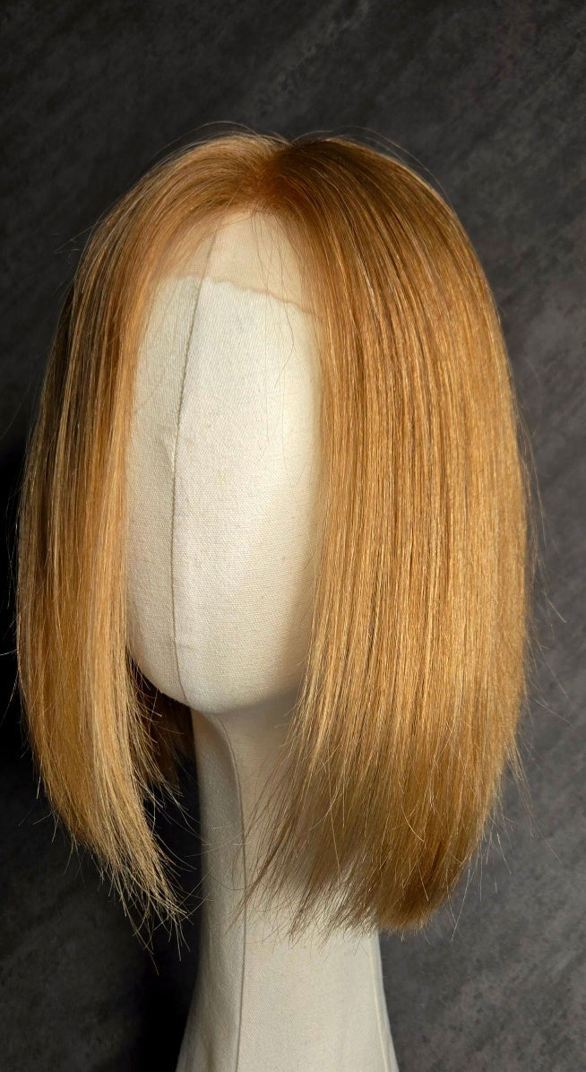 Anastasia | Seamless Silk Top Natural Copper Virgin Hair Wig