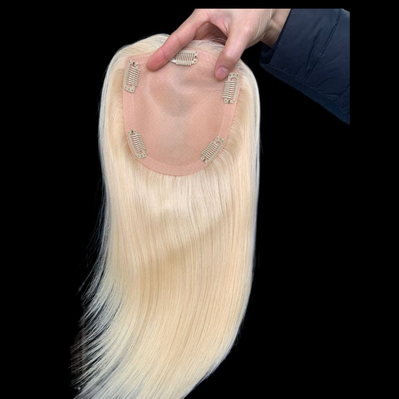 Silk Base Human Hair Topper Perth | Clip-In & Mesh System | Elite Hair Australia