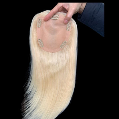 Silk Base Human Hair Topper Perth | Clip-In & Mesh System | Elite Hair Australia